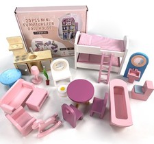 Wooden Dollhouse Furniture