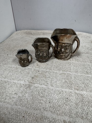 Vintage miniature toby jugs - vintage,