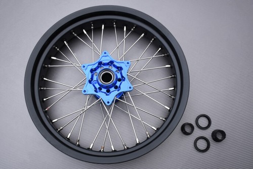 Blue supermoto spoked - blue,