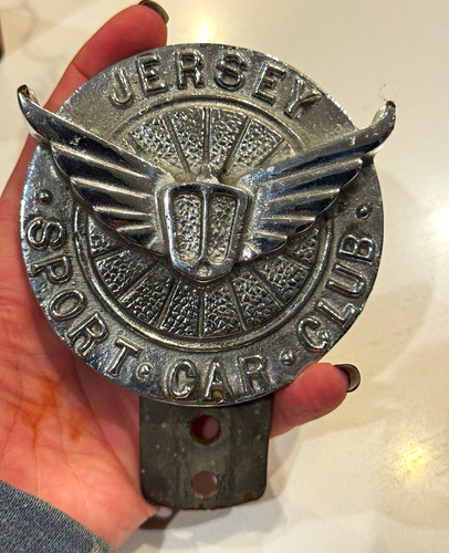 Vintage jersey sport car club - vintage,