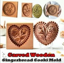 Mould Shortbread Mold Carved