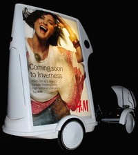  Adbikes. pedal driven poster