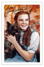 JUDY GARLAND Signed Autograph