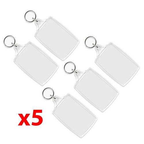 Blank acrylic keyring - 5, x
