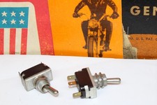 2 Harley Toggle Switches Run Stop Knucklehead Panhead Shovelhead Chopper Bobber