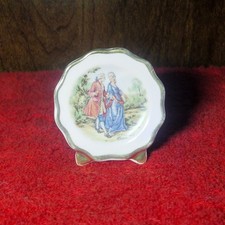 Liverpool Road Pottery Miniature Bone China Plate – Courting Couple