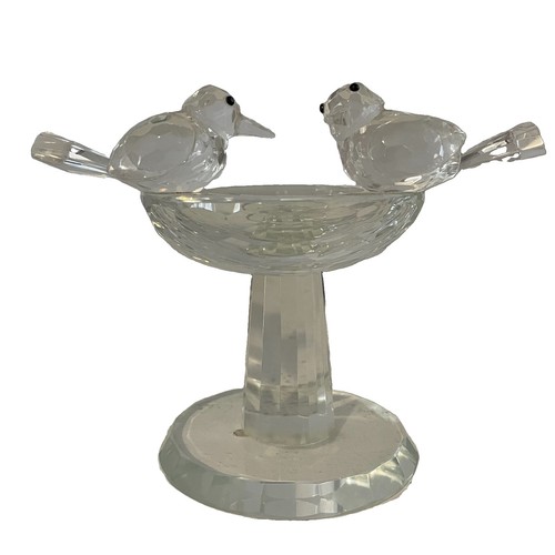 Crystal bird bath with - bath, 2
