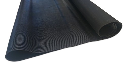 Ribbed rubber matting - ribbed,