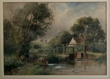 Antique Watercolour Painting