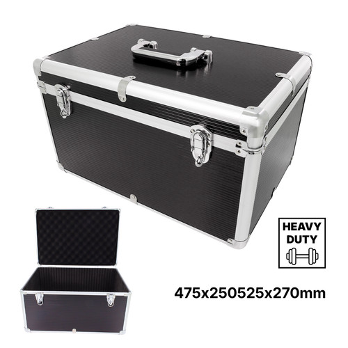 Black flight case reinforced - case,