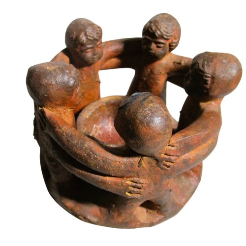 Bronze circle men tea - of, light