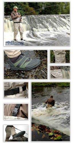 Bison breathable chest waders - breathable,