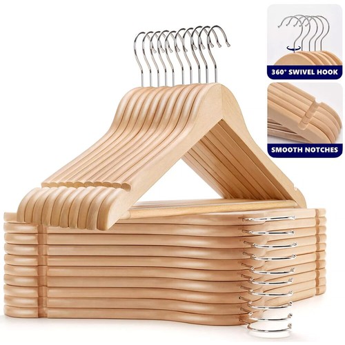 Pack wooden hangers - hangers, suit