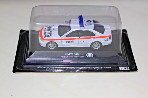 Bmw 525 model police car - car, 1:43