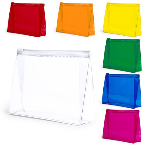 Clear plastic travel toiletry - clear,