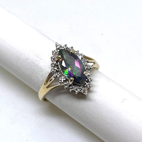9ct gold mystic - gold, ring