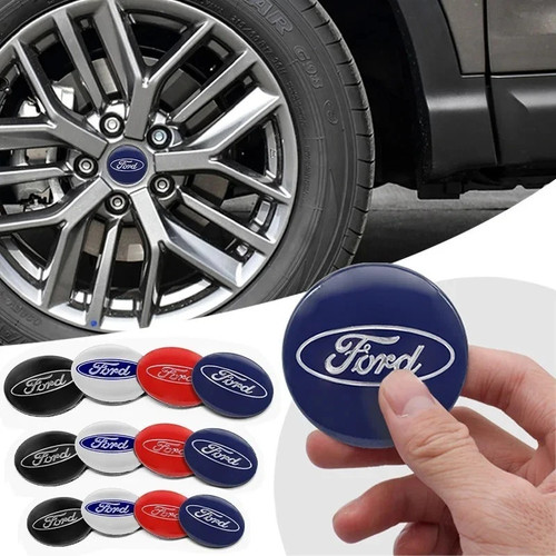 54mm blue ford alloy wheel - 4x,