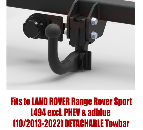 Detachable tow bar for - tow,