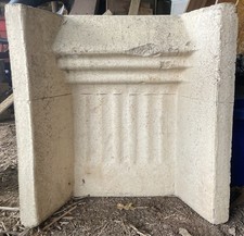 Concrete Fire Back 18” Opening