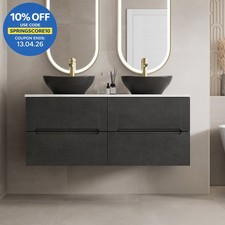 1200mm White Marble Fluted