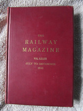THE RAILWAY MAGAZINE BOUND