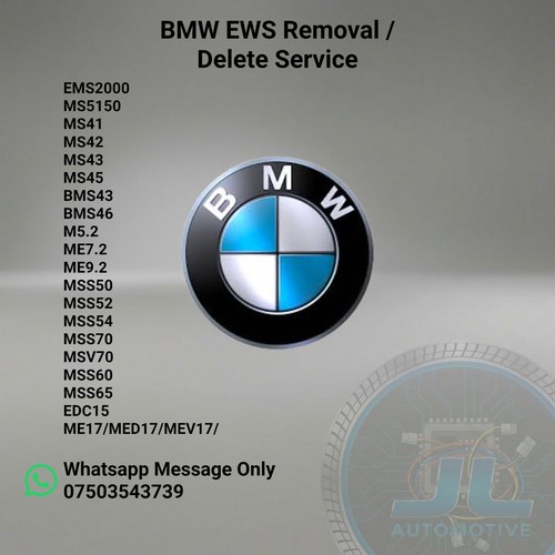 Bmw ews delete - service, ms41