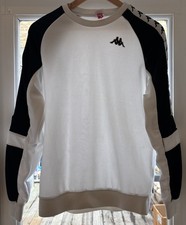 Men’s White And Black Kappa