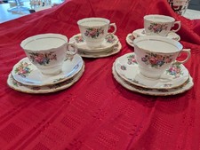 Colclough Floral Flowers Bone