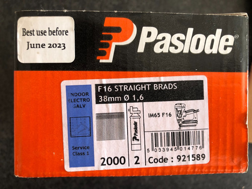 Paslode f16 straight brads - paslode,