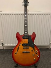 Sire Larry Carlton H7V Cherry Sunburst Semi-Acoustic Guitar