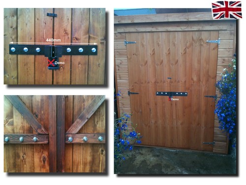 Heavy duty shed security hasp - heavy,