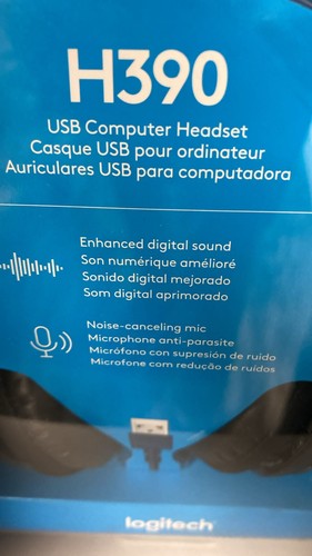 Logitech h390 wired - wired, headset