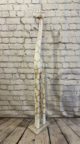 100cm white dot - 100cm, wooden