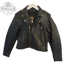 Vintage Mens Leather Biker
