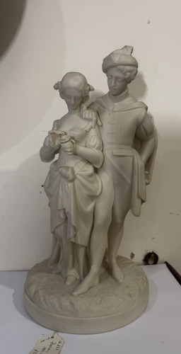 Large antique parian figure - antique,