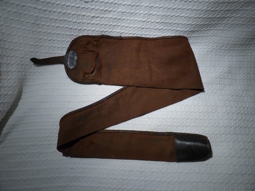 Vintage brown canvas leather - vintage,