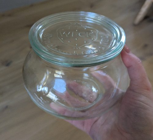 Vintage weck rundrand glas 100 - vintage,