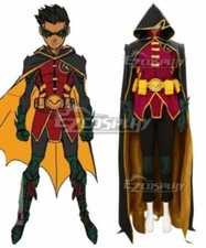 Batman Damian Wayne Robin Cosplay Costume 