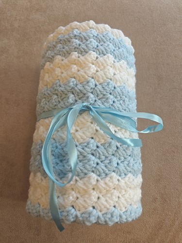 Handmade baby crochet blanket - handmade,