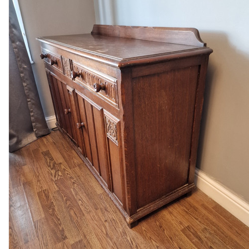 Antique oak sideboard 2 - sideboard,,