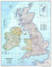 Great Britain Map Poster - UK