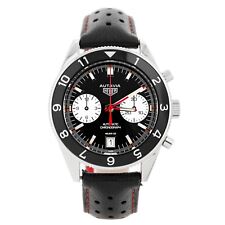 Tag Heuer Autavia Heritage Chronograph Steel Black Dial CBE2118.FC8246 Full Set