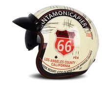 Motorcycle Helmet Retro Cafe Racer Size M