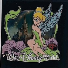 Disney WDW pin TINKER BELL with Cinderella Castle from 2009