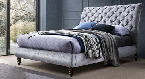 Grey scroll sleigh - grey,