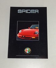 Brochure / brochure Alfa Romeo Spider 1989 to 1993 stand 03/1990