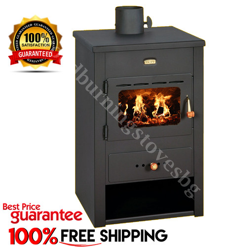 Wood burning stove - burning,