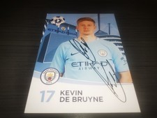Kevin de bruyne hand signed