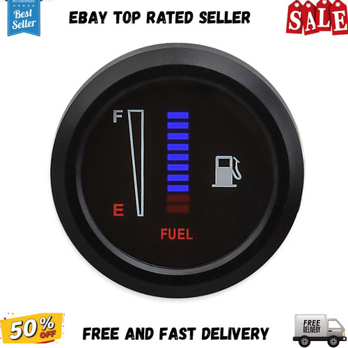 52mm 12v 24v fuel level - 12v/24v,