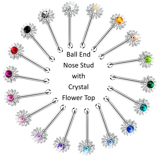 3mm flower crystal top short - 3mm,